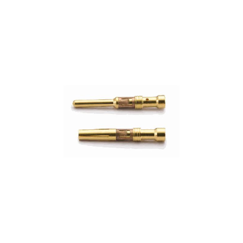 Contact à sertir, mâle, 25A, or, 0.5mm²